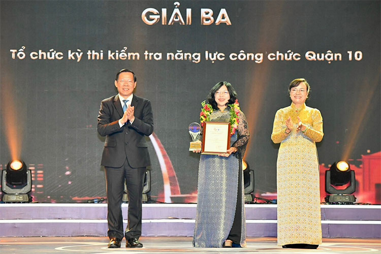 Image: Quận 10 đạt giải thưởng Sáng tạo Thành phố Hồ Chí Minh, năm 2023
